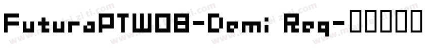 FuturaPTW08-Demi Reg字体转换